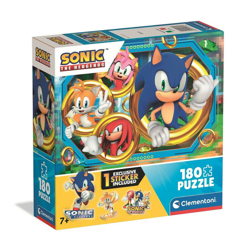Sonic the Hedgehog Παιδικό Puzzle 180 Τεμαχίων Clementoni 5883746
