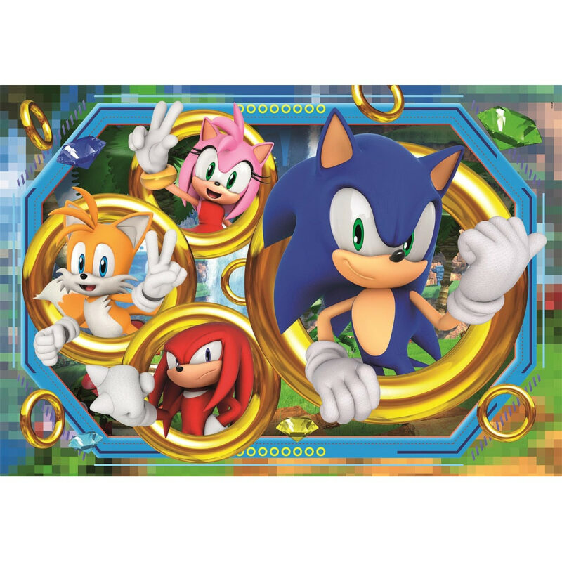 Sonic the Hedgehog Παιδικό Puzzle 180 Τεμαχίων Clementoni 5883747
