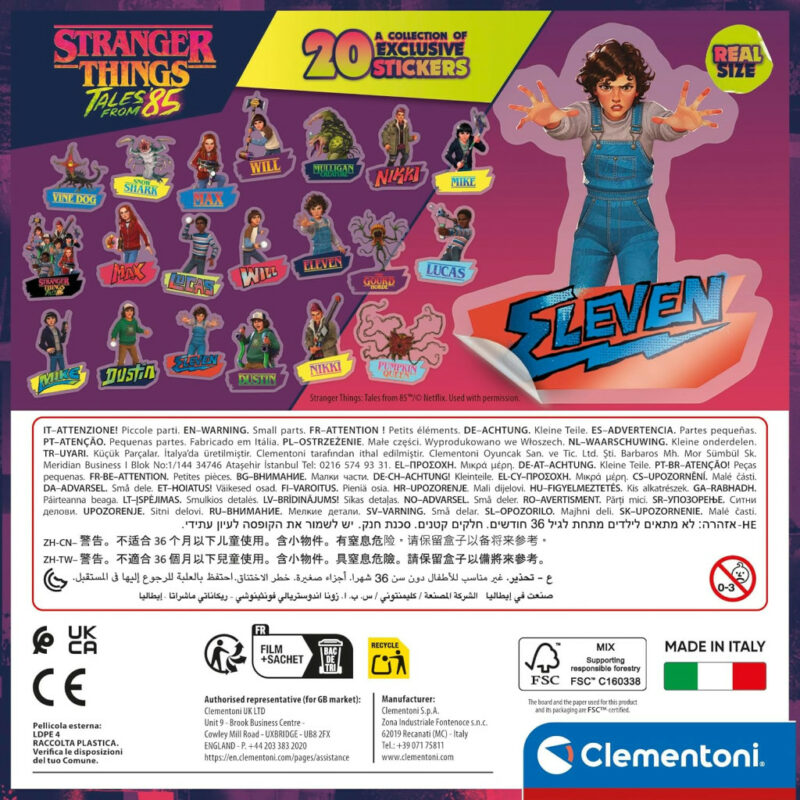 Stranger Things Tales Παιδικό Puzzle 180 Τεμαχίων Clementoni 5904157