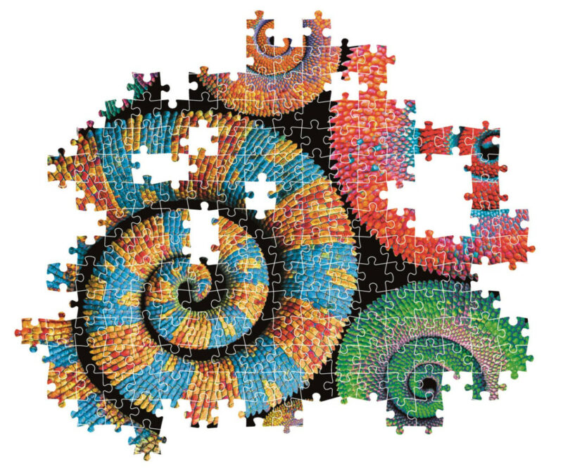 Colour Curly Tails Puzzle σε Συμπαγή Συσκευασία 500 Τεμαχίων Clementoni 5893662