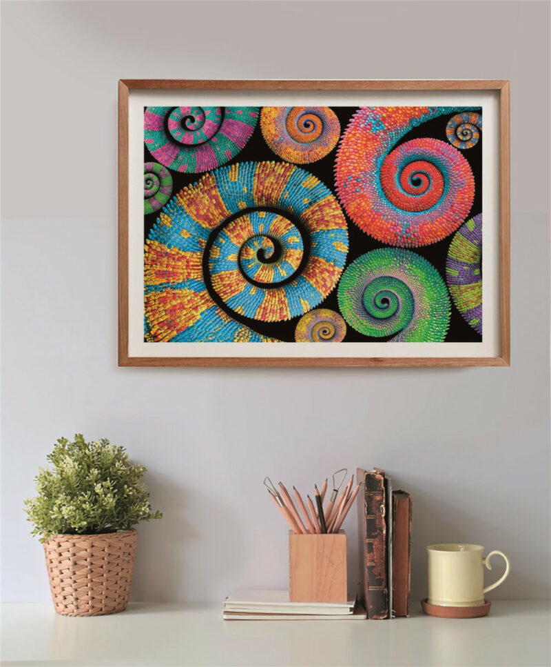 Colour Curly Tails Puzzle σε Συμπαγή Συσκευασία 500 Τεμαχίων Clementoni 5893663