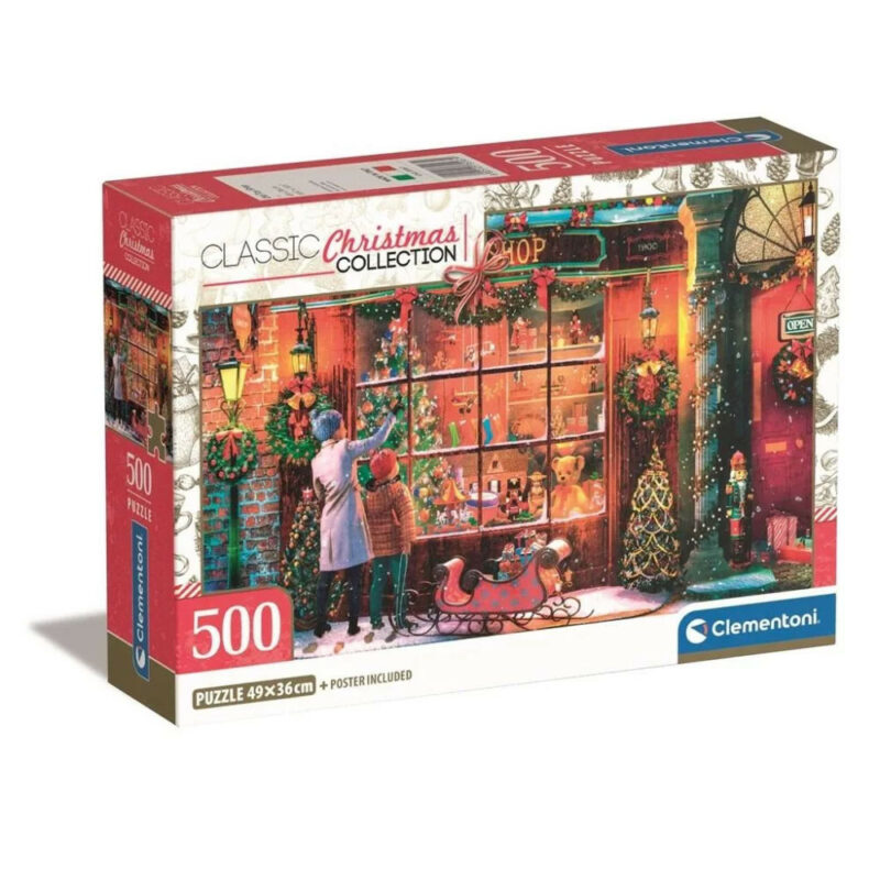 Christmas Old Toy Shop i Puzzle 500 Τεμαχίων Clementoni 5886912