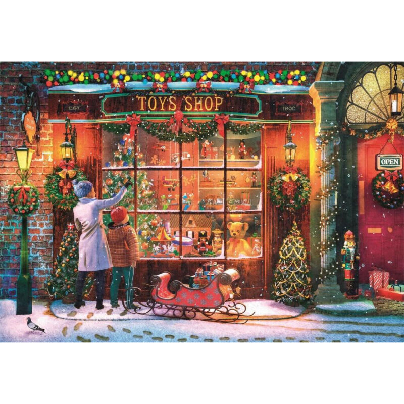 Christmas Old Toy Shop i Puzzle 500 Τεμαχίων Clementoni 5886913