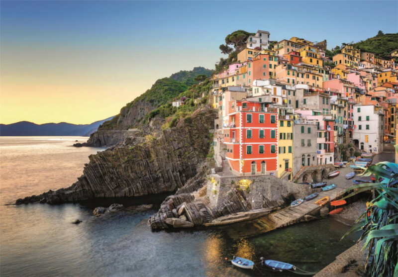 Cities Riomaggiore Italy Puzzle σε Συμπαγή Συσκευασία 500 Τεμαχίων Clementoni 5886927