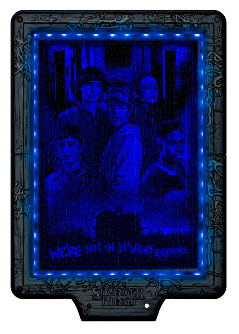 Stranger Things The Demogorgon Puzzle 520 Τεμαχίων με Φωτιζόμενη Κορνίζα LED Clementoni 5893902