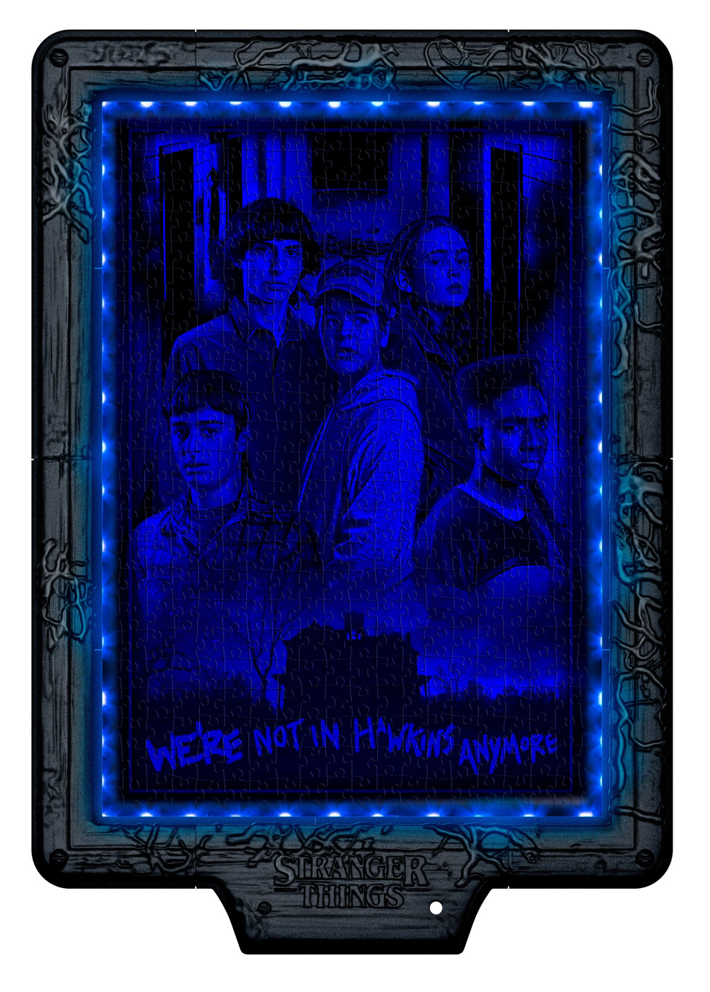 Stranger Things The Demogorgon Puzzle 520 Τεμαχίων με Φωτιζόμενη Κορνίζα LED Clementoni