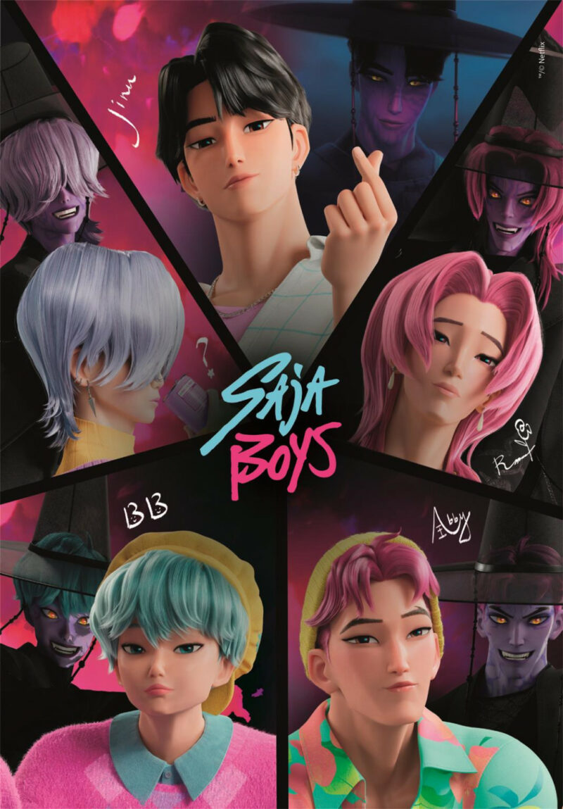 K-pop Demon Hunters Saja Boys Puzzle σε Συμπαγή Συσκευασία 500 Τεμαχίων Clementoni 5895778