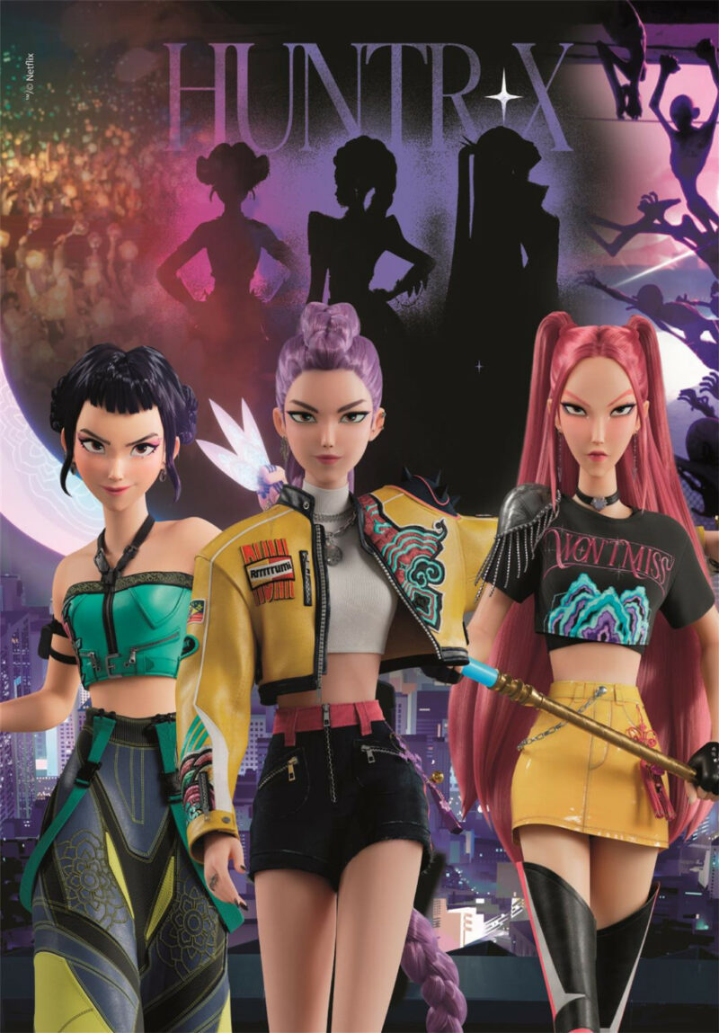 K-pop Demon Hunters Night Pulse Puzzle σε Συμπαγή Συσκευασία 500 Τεμαχίων Clementoni 5895775
