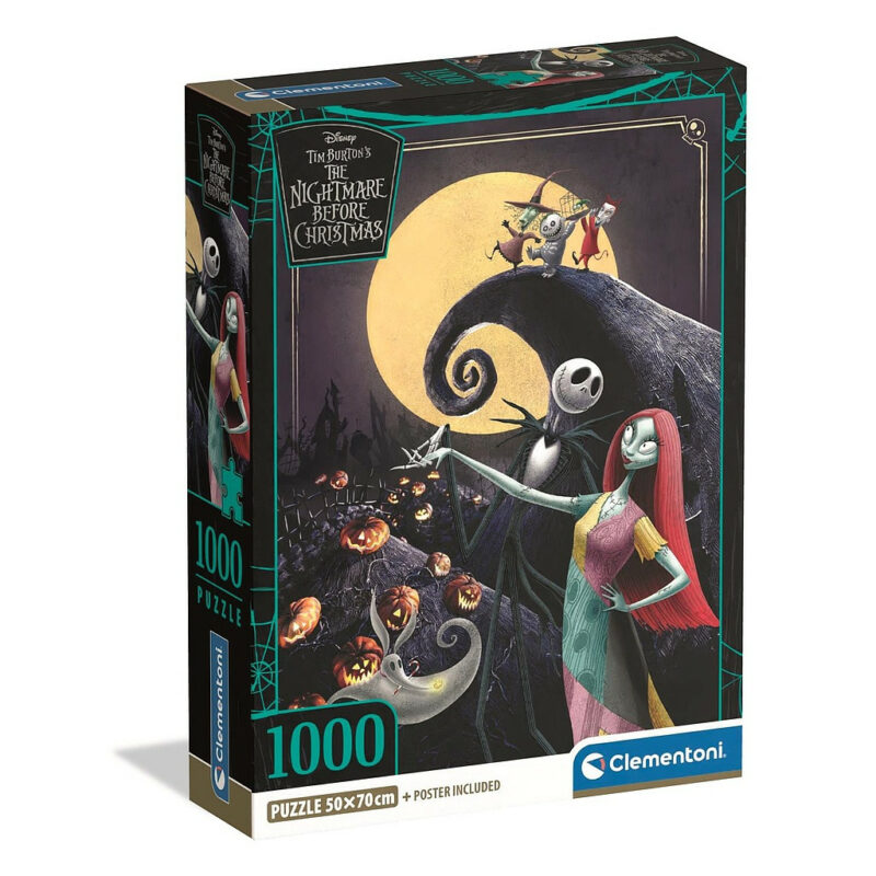 The Nightmare Before Christmas Puzzle σε Συμπαγή Συσκευασία 1.000 Τεμαχίων Clementoni 5894849