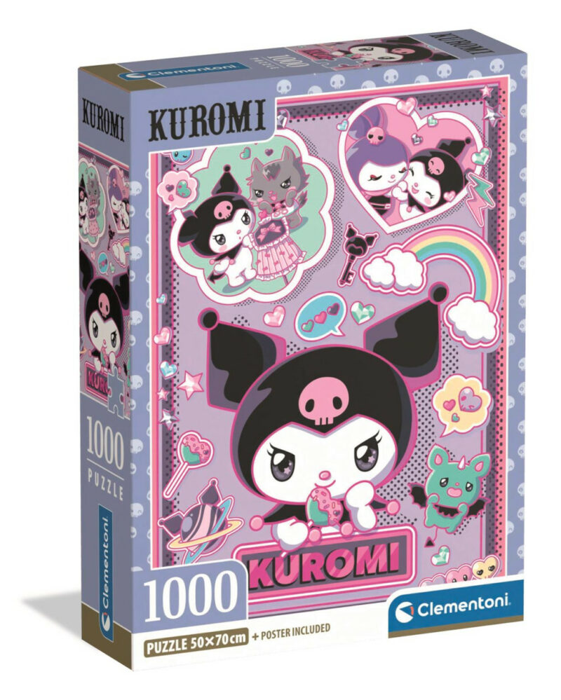 Hello Kitty Rebel Kawaii Puzzle σε Συμπαγή Συσκευασία 1.000 Τεμαχίων Clementoni 5903951