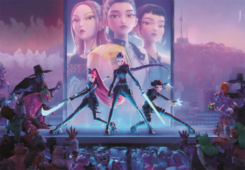 K-pop Demon Hunters Stage Warriors Puzzle σε Συμπαγή Συσκευασία 1.000 Τεμαχίων Clementoni 5895781