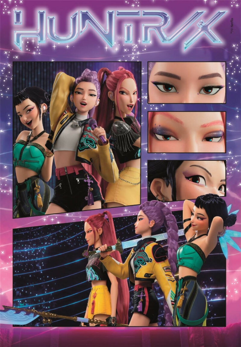 K-pop Demon Hunters Cosmic Puzzle σε Συμπαγή Συσκευασία 1.000 Τεμαχίων Clementoni 5894738