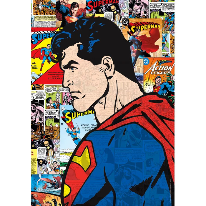 Superman Comic Puzzle σε Συμπαγή Συσκευασία 1.000 Τεμαχίων Clementoni 5894943