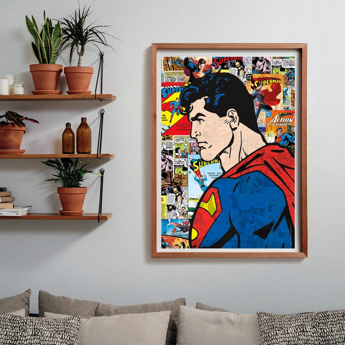 Superman Comic Puzzle σε Συμπαγή Συσκευασία 1.000 Τεμαχίων Clementoni 5894944