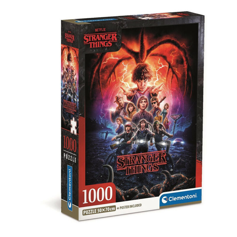 Stranger Things Puzzle σε Συμπαγή Συσκευασία 1.000 Τεμαχίων Clementoni 5894864