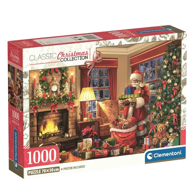 Christmas Santa’s Visit Puzzle 1.000 Τεμαχίων Clementoni 5893894
