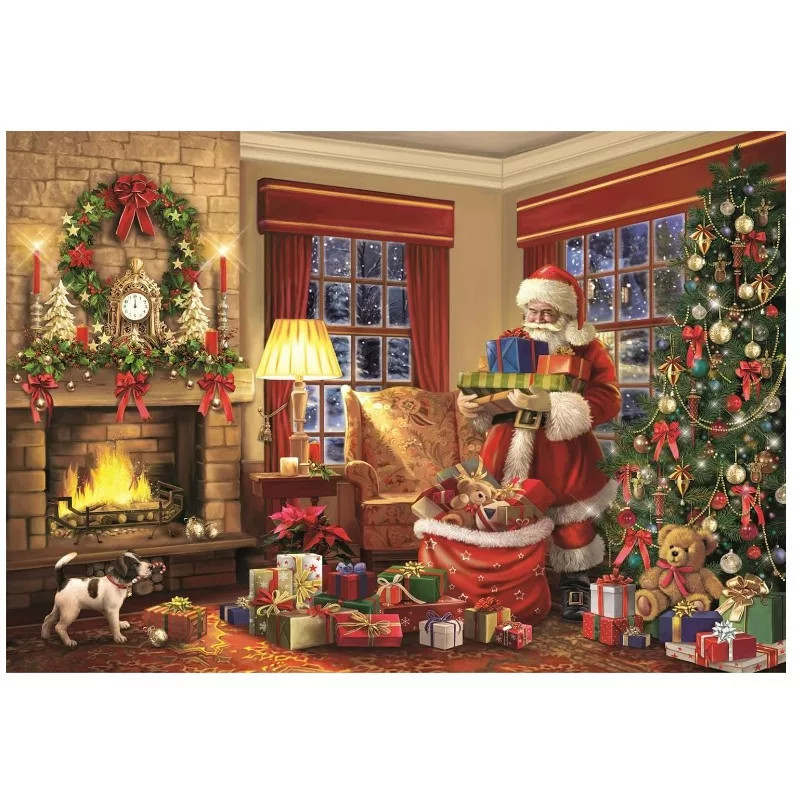 Christmas Santa’s Visit Puzzle 1.000 Τεμαχίων Clementoni 5893895