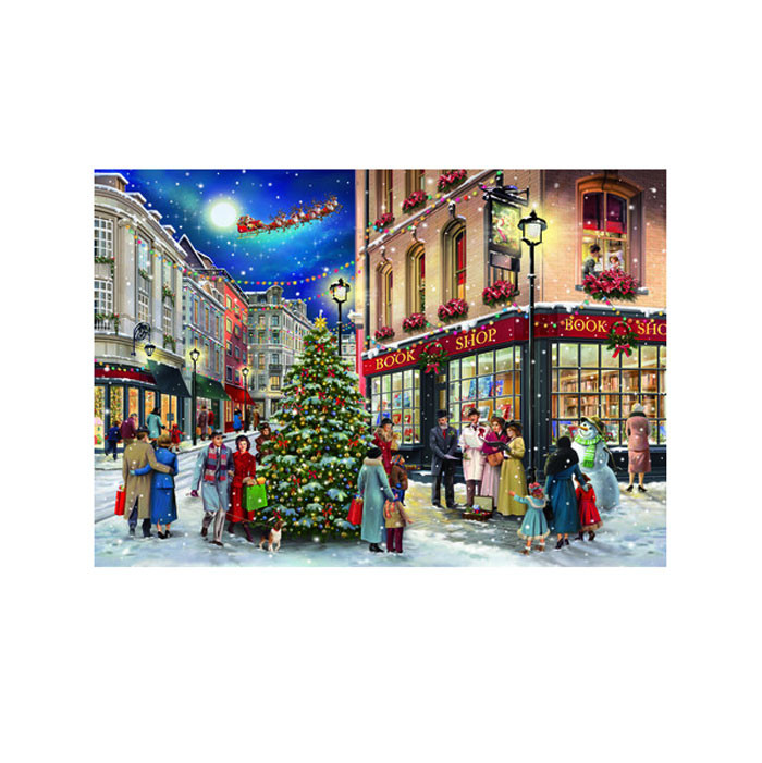 Christmas Stroll i Puzzle 1.000 Τεμαχίων Clementoni 5893887