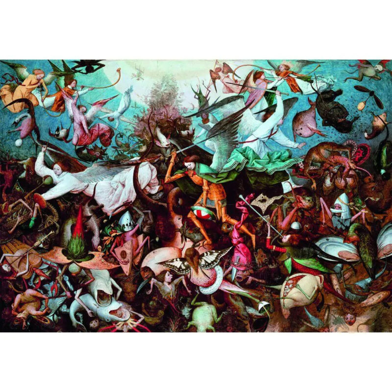Art Bruegel The Fall of the Rebel Angels Puzzle σε Συμπαγή Συσκευασία 1.000 Τεμαχίων Clementoni 5893587
