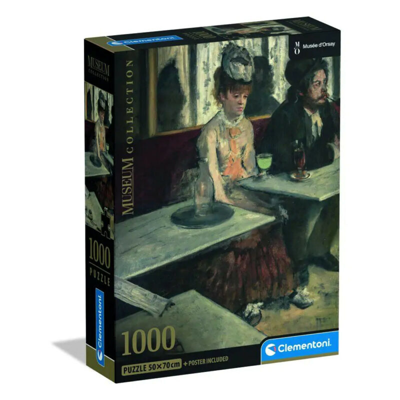 Art Degas In a Café Puzzle σε Συμπαγή Συσκευασία 1.000 Τεμαχίων Clementoni 5893596