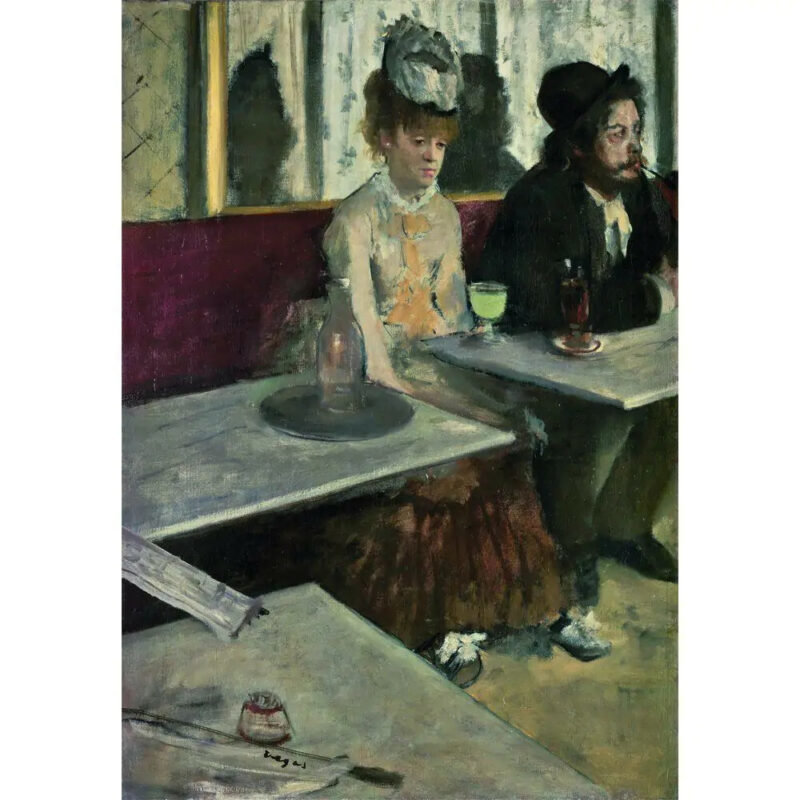 Art Degas In a Café Puzzle σε Συμπαγή Συσκευασία 1.000 Τεμαχίων Clementoni 5893597