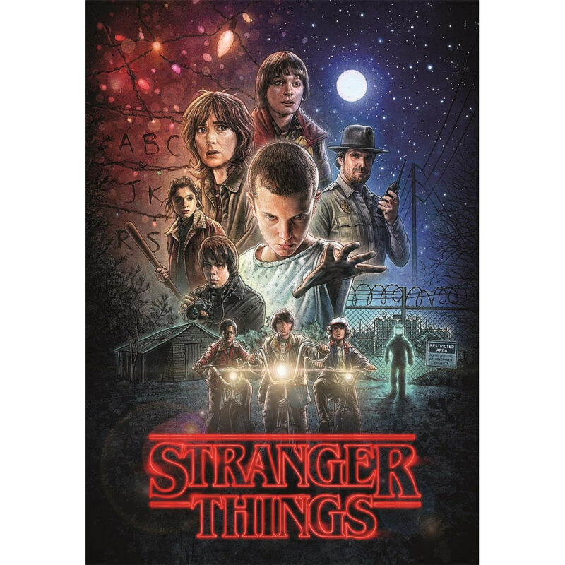 Stranger Things The Beginning Puzzle σε Συμπαγή Συσκευασία 1.000 Τεμαχίων Clementoni 5894871
