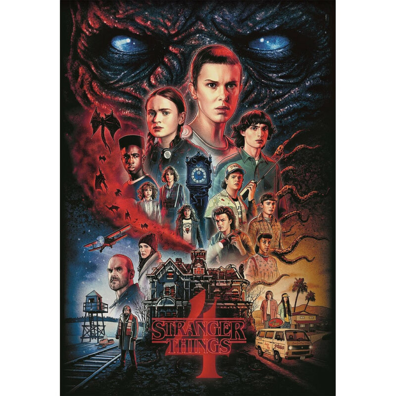 Stranger Things Darkness Rises Puzzle σε Συμπαγή Συσκευασία 1.000 Τεμαχίων Clementoni 5894862