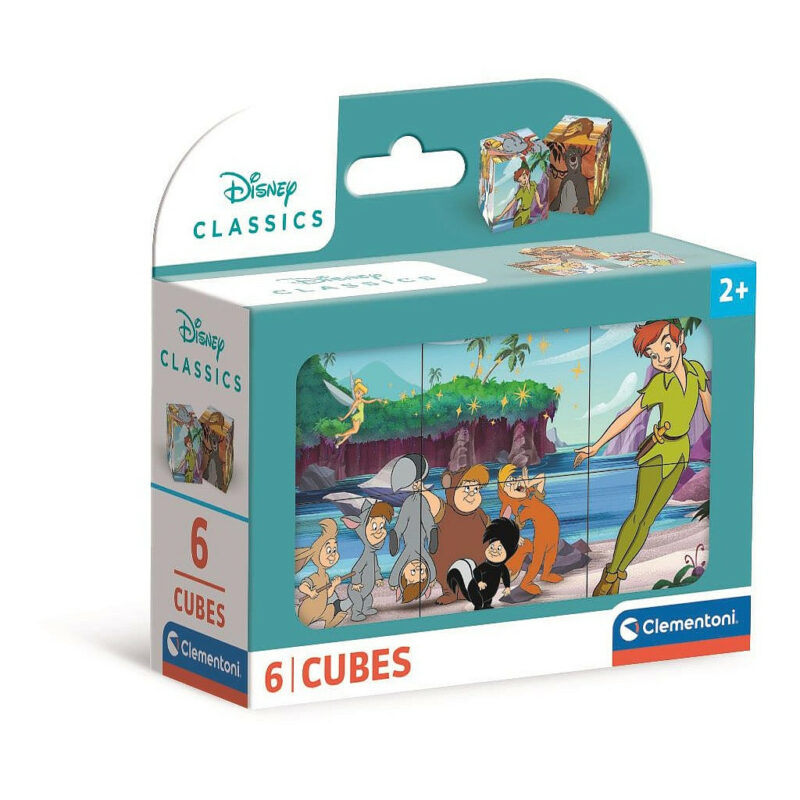 Disney Classics Loveable Stories Σετ Κύβων Ιστοριών 6 Τεμαχίων Clementoni 5883982