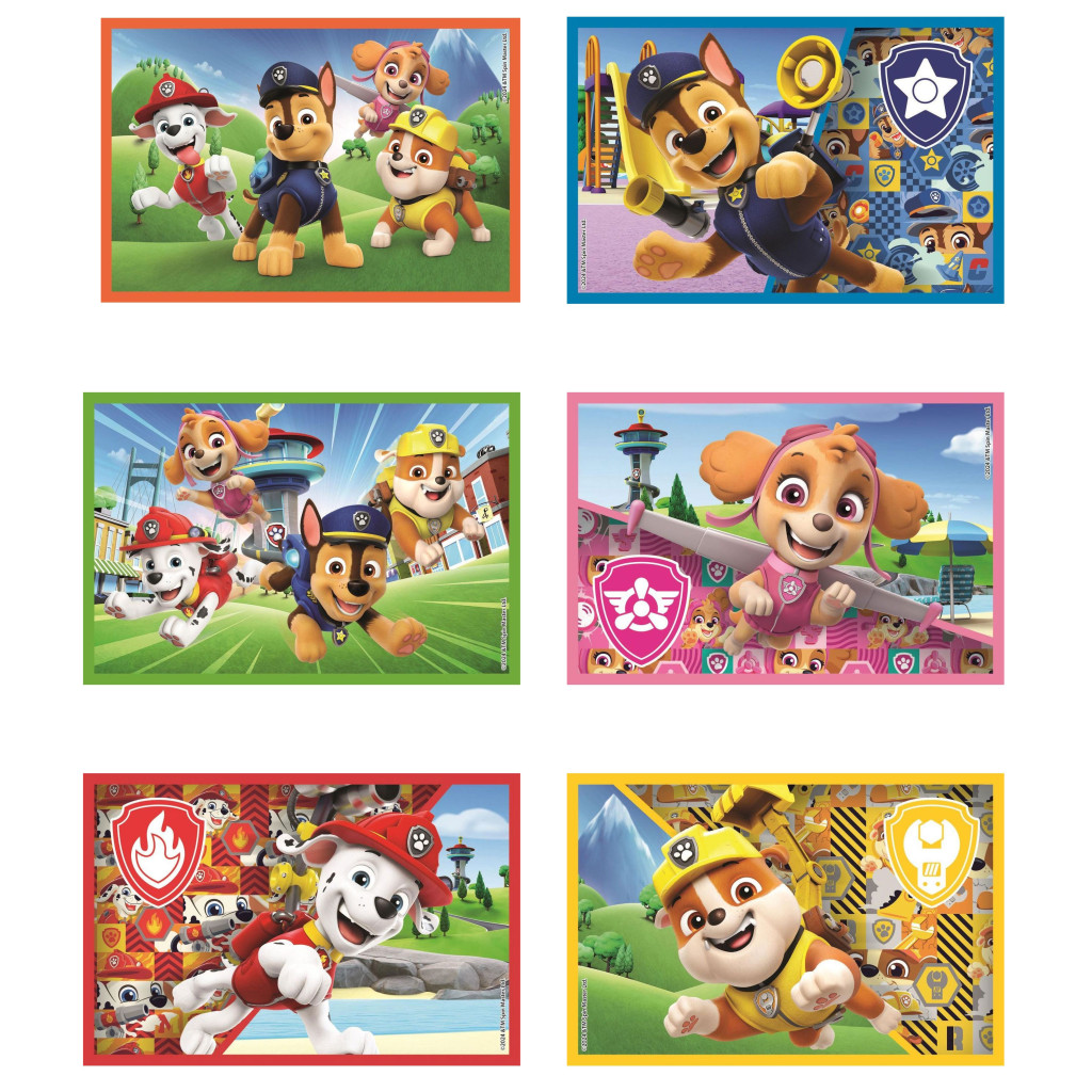 Paw Patrol Paw-sitive Σετ Κύβων Ιστοριών 6 Τεμαχίων Clementoni