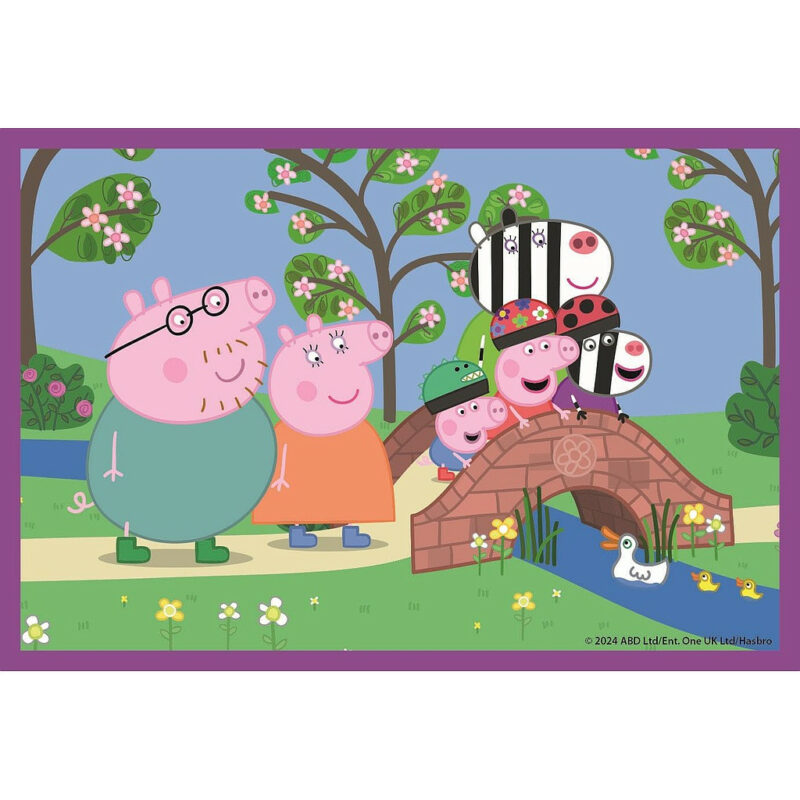 Peppa Pig Duck Pond Σετ Κύβων Ιστοριών 6 Τεμαχίων Clementoni 5886201