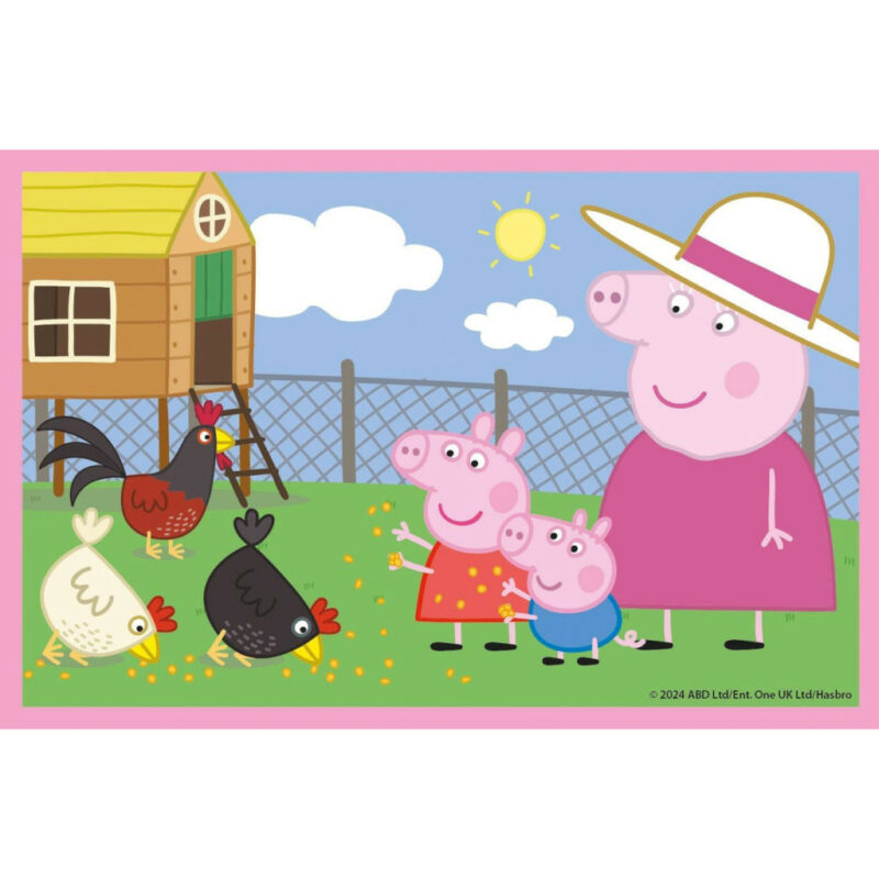 Peppa Pig Duck Pond Σετ Κύβων Ιστοριών 6 Τεμαχίων Clementoni 5886202