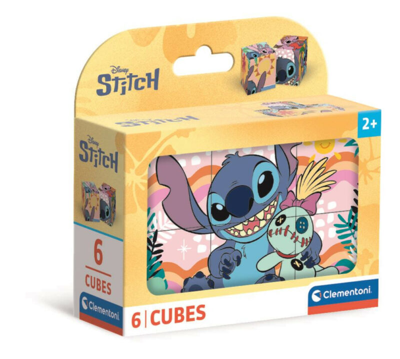 Disney Lilo and Stitch Smile Σετ Κύβων Ιστοριών 6 Τεμαχίων Clementoni 5895756