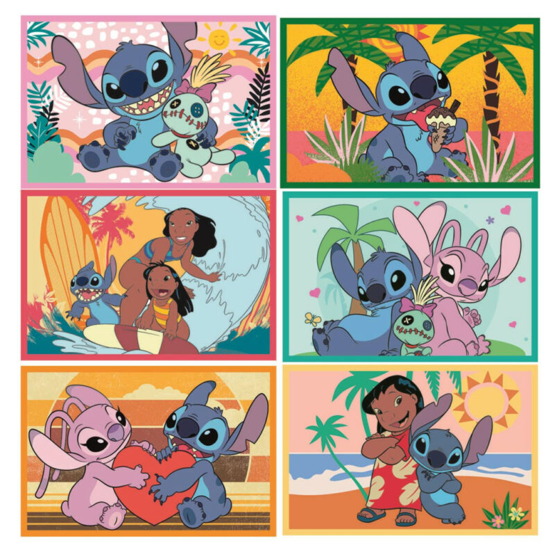Disney Lilo and Stitch Smile Σετ Κύβων Ιστοριών 6 Τεμαχίων Clementoni 5895757