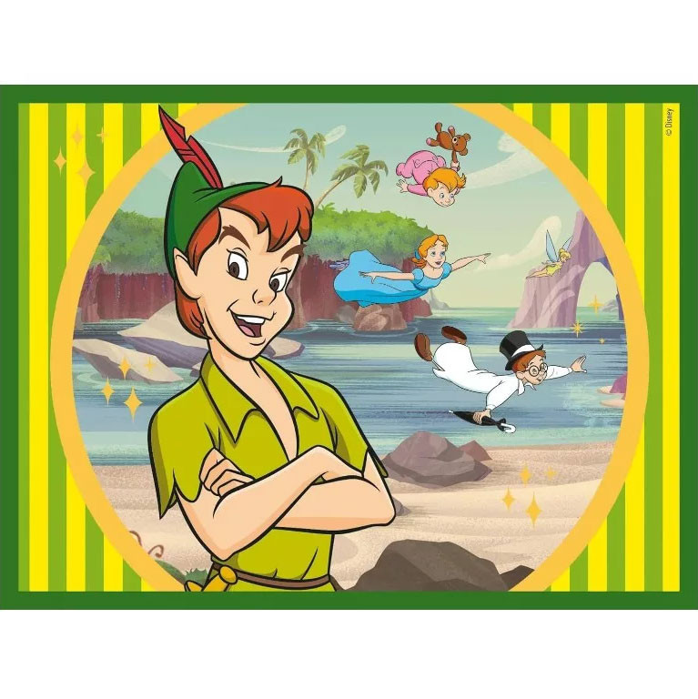 Disney Classics Striped Frame Σετ Κύβων Ιστοριών 12 Τεμαχίων Clementoni 5893436
