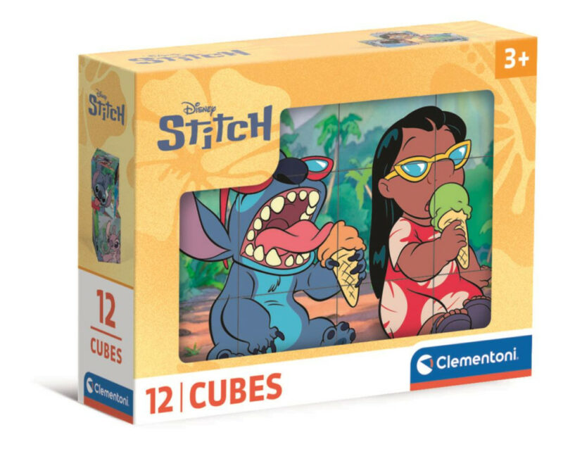 Disney Lilo and Stitch Funny Day Σετ Κύβων Ιστοριών 12 Τεμαχίων Clementoni 5894036