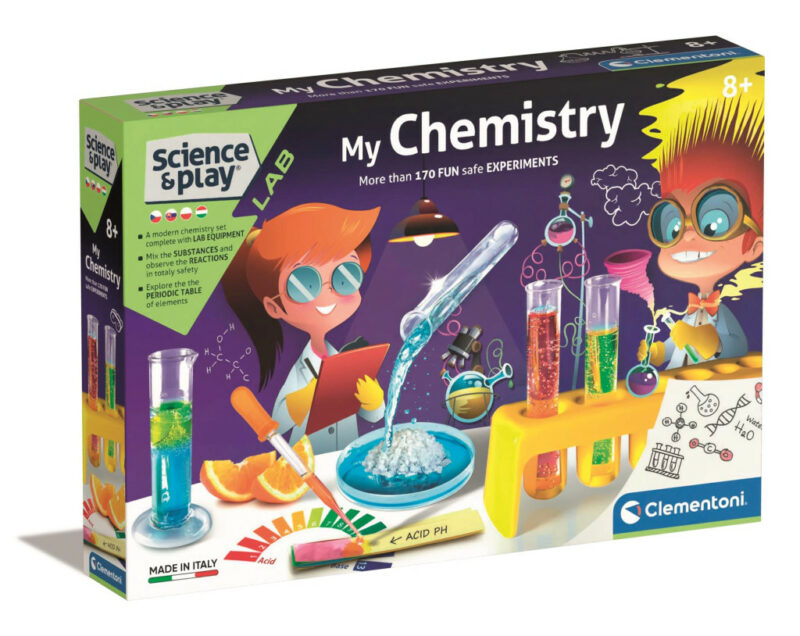 Colour Test Chemistry Lab Επιστημονικό Σετ Clementoni 5886187