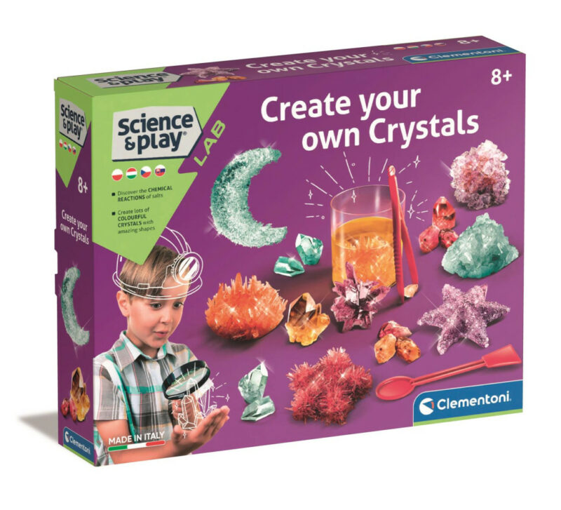 Colour Gleam Clementoni Crystal Growing Επιστημονικό Σετ 5886970