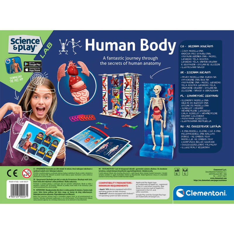 Colour Clementoni Human Body Επιστημονικό Σετ 5904232