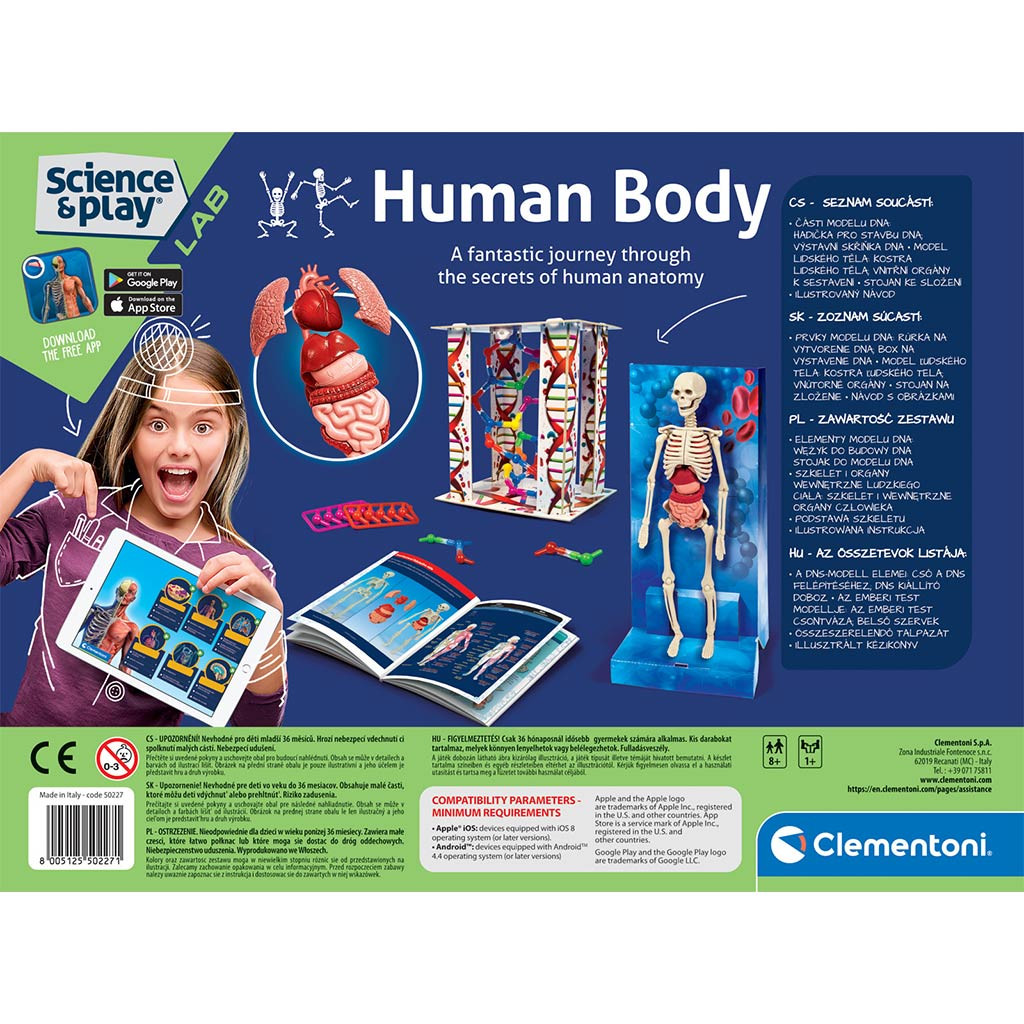 Colour Clementoni Human Body Επιστημονικό Σετ