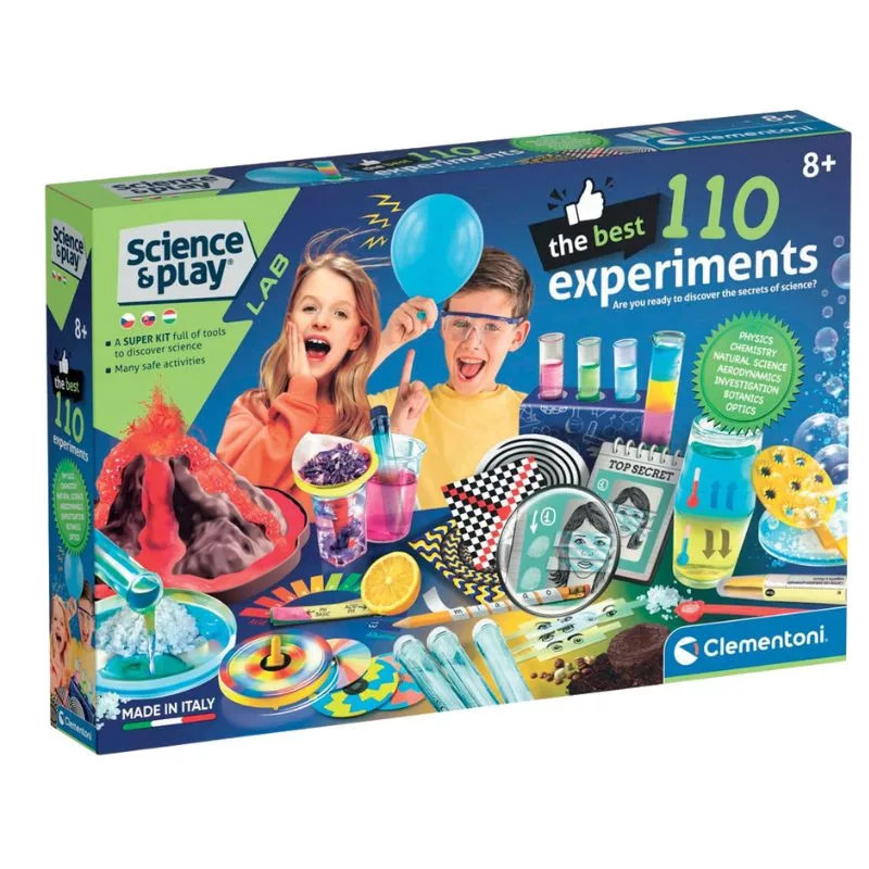 Colour Science & Play Clementoni 110 Best Science Experiments Σετ 5904221