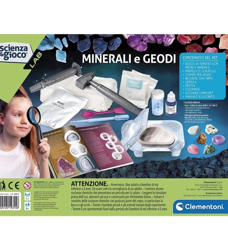 Colour Science Minerals & Geodes Επιστημονικό Σετ Clementoni 5894805