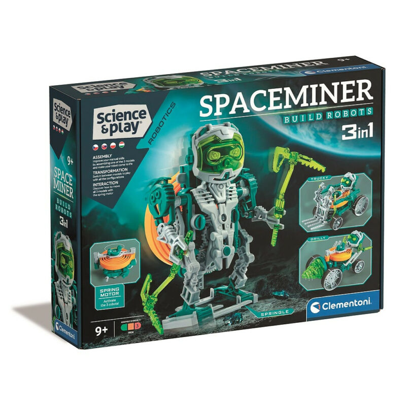 Vehicle Spaceminer 3 σε 1 Σετ Κατασκευής Ρομπότ Clementoni 5886974
