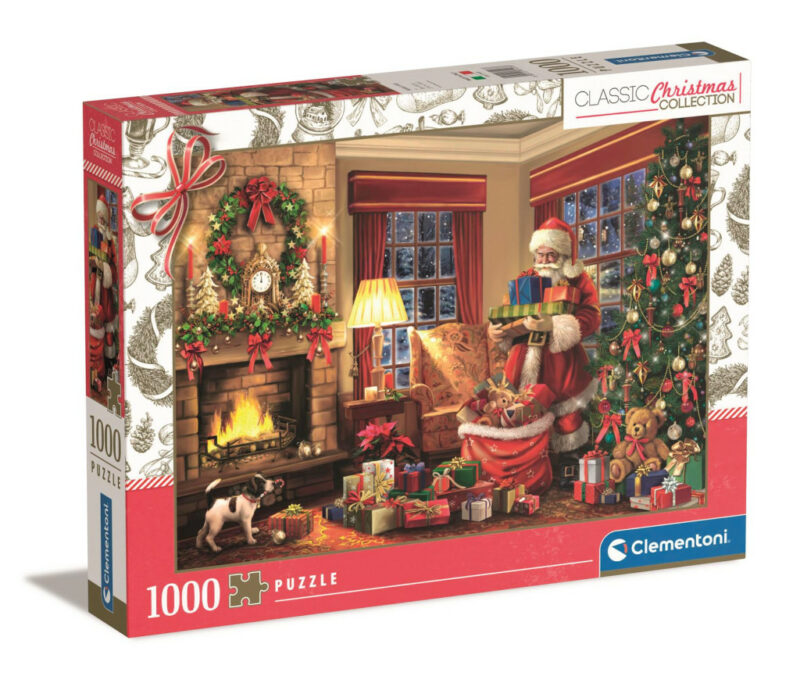 Christmas Santa’s Gift Puzzle 1.000 Τεμαχίων Clementoni 5891448