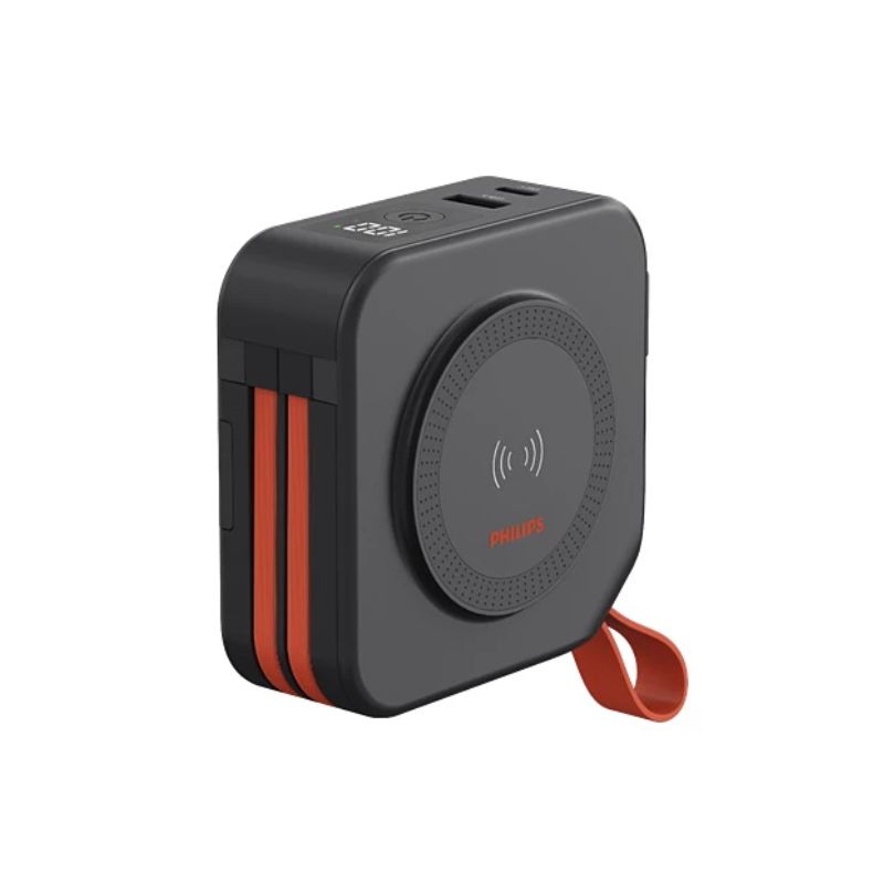 Philips DLP4347CB/GRS Μαύρο Power bank ταξιδιού με ασύρματη επαγωγική φόρτιση 3513534