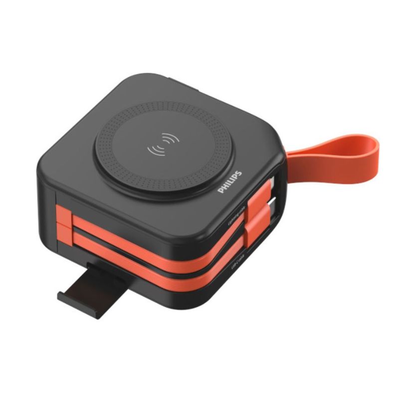 USB-A και ενσωματωμένα καλώδια φόρτισης Τype-C και lightning με 3 αντάπτορες – 10000mAh 3513532