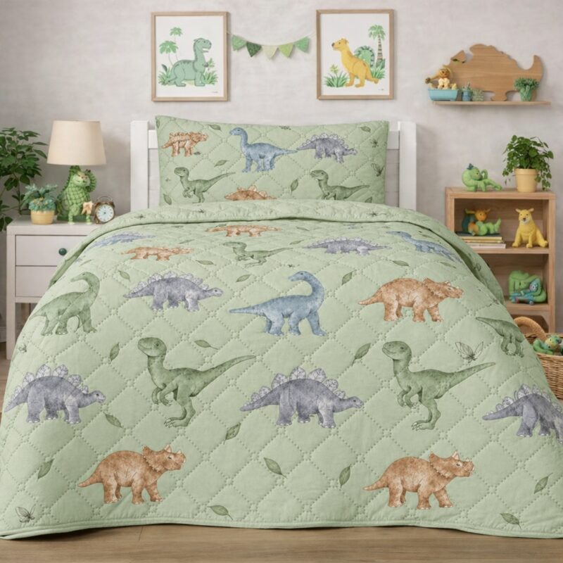 Παιδικό Κουβερλί Μονό Σετ Dinosaurs 5281509