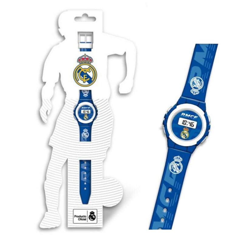 Real Madrid Emblem Blue ψηφιακό ρολόι 5897202
