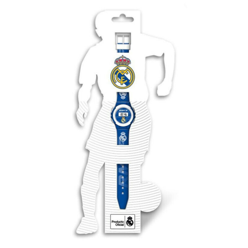 Real Madrid Emblem Blue ψηφιακό ρολόι 5897204