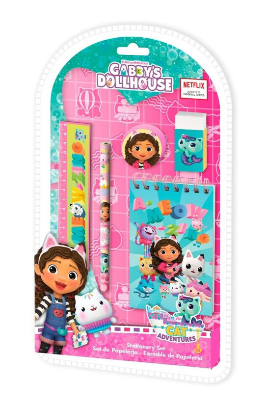 Gabby’s Dollhouse Smoothie Land Σετ Σχολικών Ειδών 5 Τεμαχίων 5896877