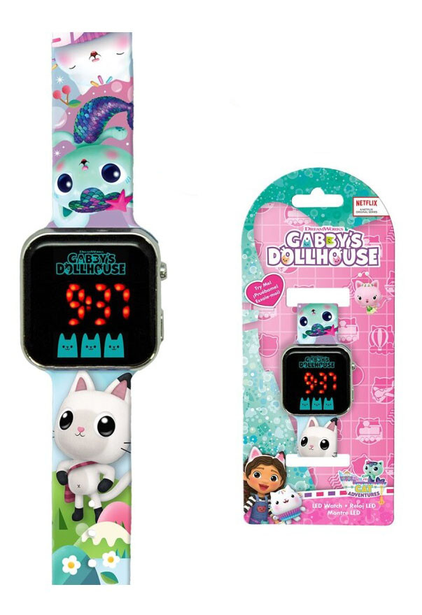 Gabby’s Dollhouse Ψηφιακό παιδικό ρολόι LED 5882286